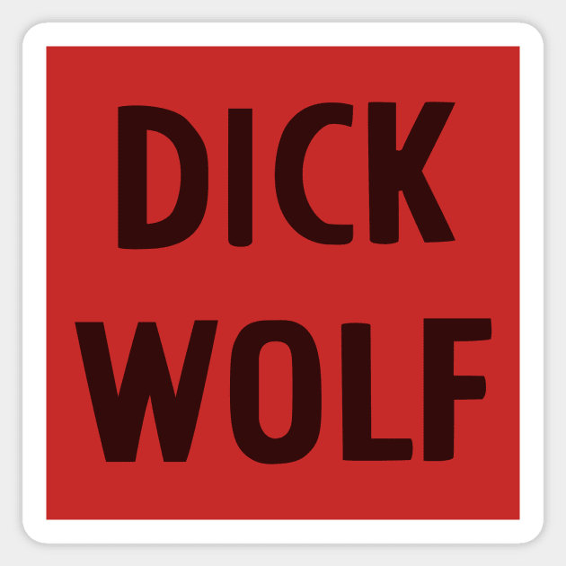 Dick Wolf Sticker by Theo_P